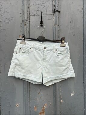 Seven for all Mankind blue denim shorts, size 27
